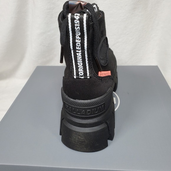 Palladium Womens Revolt Hi Top Retro Grunge Platform Boots Goth Punk Size 6 - Picture 4 of 7